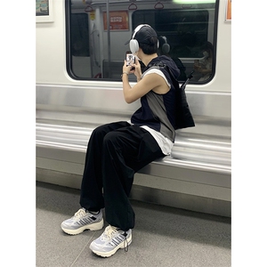 B221 美式街头hiphop宽松户外工装休闲裤子 LK23116-P60 控78图片