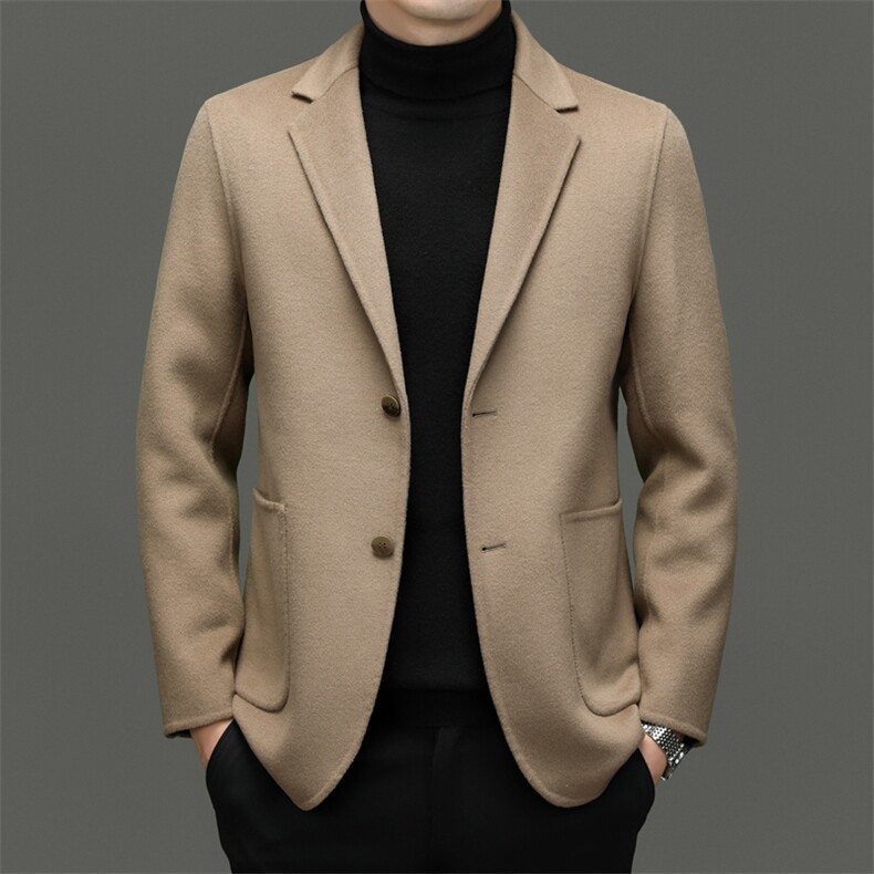 M6801-78钱塘2020-3商务休闲冬季厚款百搭中年男士西服外套P270,男装西服,钱塘207-3