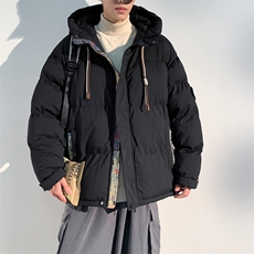 棉服男2025冬季新款宽松休闲连帽棉衣外套2399特P90控148，男装棉衣，电商A309