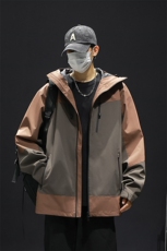 新款男女高品质户外登山服青少年学生冲锋衣夹克外套HS6607-P65，男装夹克，星座1206（原A206）