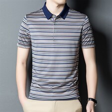 男士短袖polo衫宽松休闲百搭体恤半袖t恤衫夏装翻领上衣，男装T恤，电商B212（原钱塘6029）