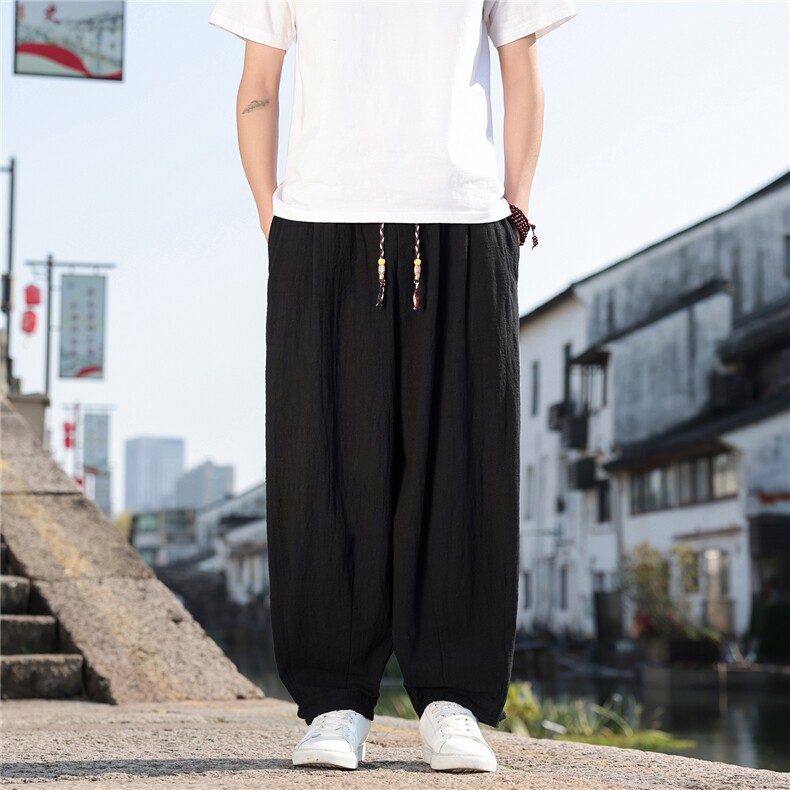 2026夏季新款宽松大码纯色休闲风男装休闲裤K2612，男装休闲裤，电商A008