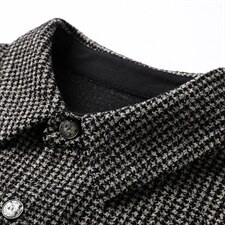 男士秋季夹克外套新款男装翻领中年休闲纯色茄克衫上衣服男，男装夹克，电商B212（原钱塘6029）
