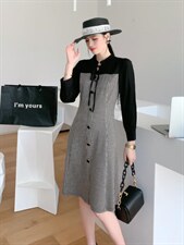 秋装新款连衣裙，女装连衣裙，艾伊贝雪