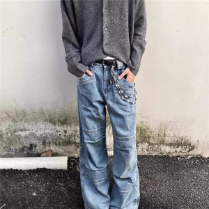 濮院毛衣韩羊毛混纺开衫纽扣针织衫圆领双纱开衫百搭LF93P60图片