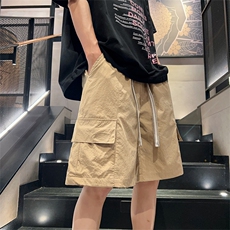 109-H22-P40M-8XL夏季大码双口袋短裤五分裤，男装牛仔裤，星座109