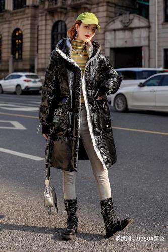 2021冬季新款韩版时尚加厚中长款白鸭绒羽绒服，女装羽绒服，婉伦