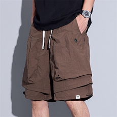 夏季情侣户外薄款透气工装短裤宽松运动短裤21005-p49控99，男装牛仔裤，电商D236（原A051）