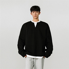 立体假两件华棉大码M-5XL卫衣男:50%棉50%涤纶WY77961特P48控78，男装卫衣，星座226-1