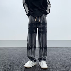 新款时尚潮男百搭宽松牛仔裤，男装牛仔裤，四季星座218-1