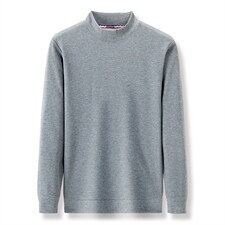 长袖t恤男中年圆领纯色宽松春秋季打底衫爸爸装时尚Polo衫体恤男，男装T恤，电商B212（原钱塘6029）