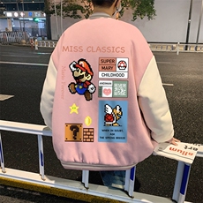 BQMF26-P90港风拼接棒球服男士棉服男棉袄男潮牌棒球服棉袄男潮牌，男装棉衣，电商B367