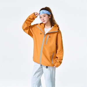 新款男女高品质户外登山服青少年学生冲锋衣夹克外套HS6633-P80图片