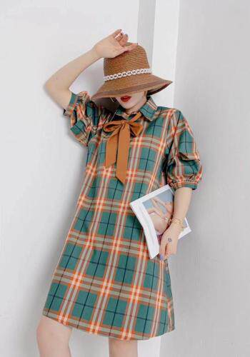 【现货】夏季新款格子两穿连衣裙，女装连衣裙，1+9