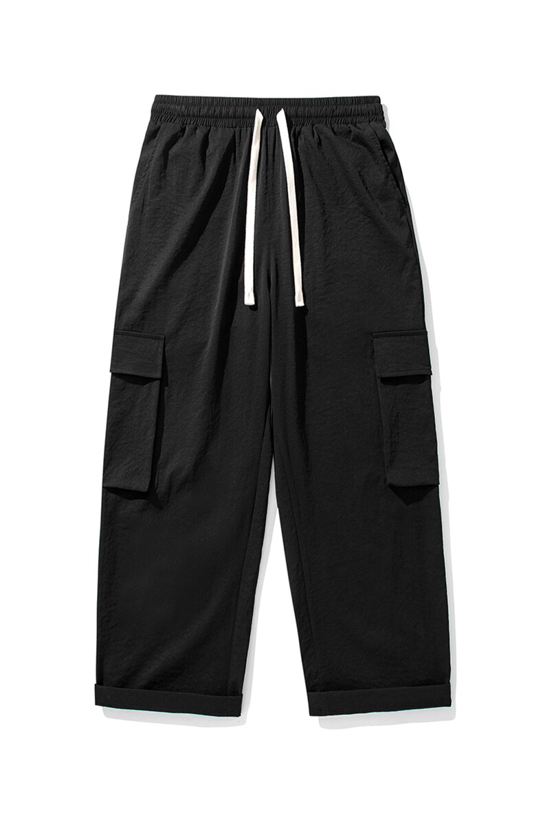 春夏新款工装日系白底休闲裤男宽松阔腿裤直筒裤CK2318-P50,男装休闲裤,星座717