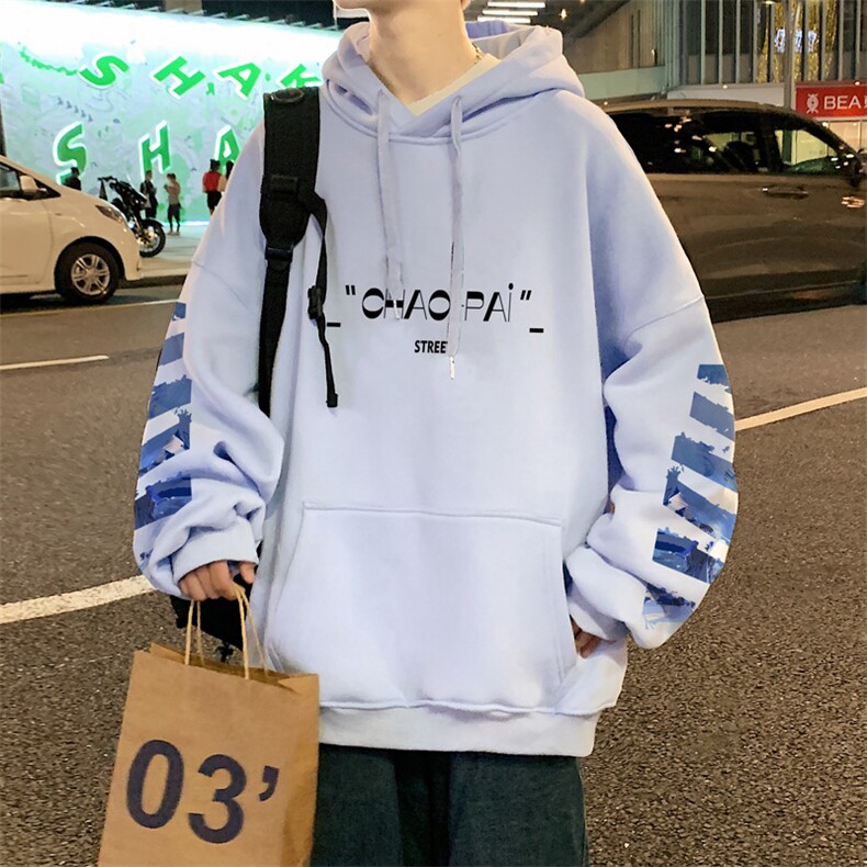 ！2023春季新款男士潮牌连帽卫衣上衣外套WY260P45,男装卫衣,电商B220