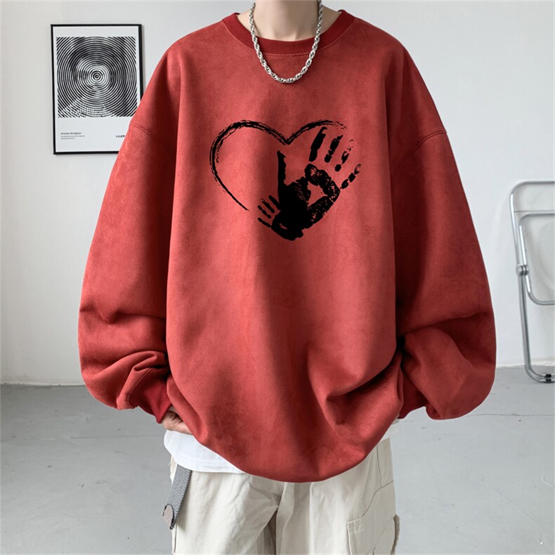 特p32高品质360G麂皮绒圆领卫衣JW3284,男装卫衣,电商B370