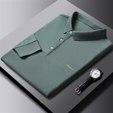 2023年春款男士上衣POLO长袖T恤P60,女装T恤,电商D223-1