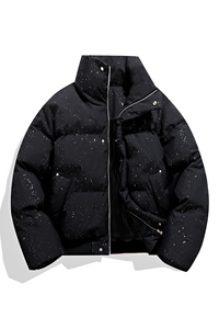 支持二开 冬装加棉加厚立领棉服男棉衣外套满天星面包服 M821-P75图片