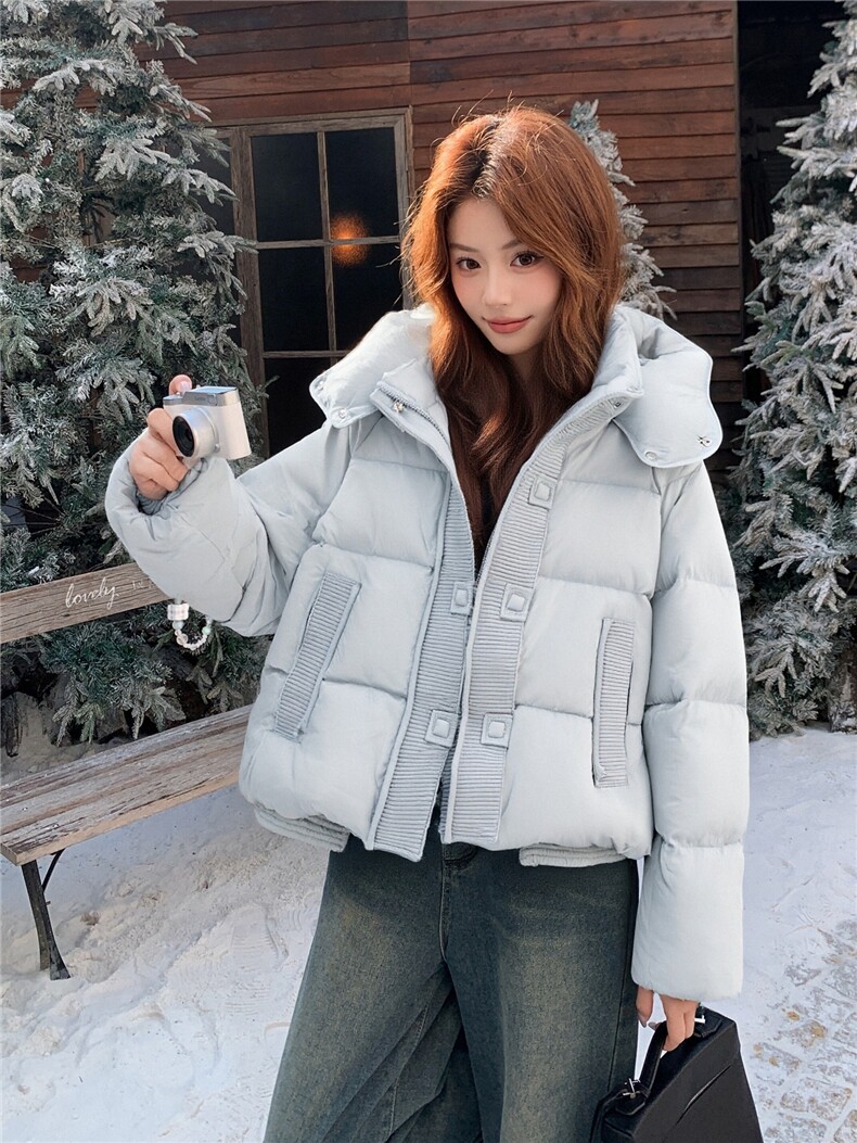 现货新款2163-P275-K399小个子羽绒面包服女,女装羽绒服,然然