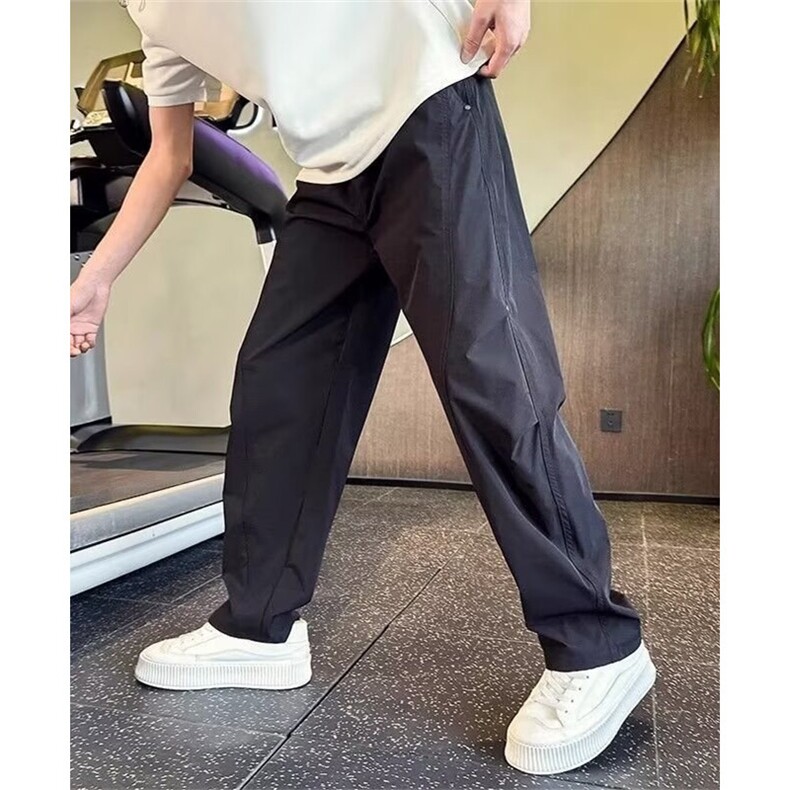 夏季薄款休闲裤男款宽松潮牌运动裤2025新款夏天直筒裤子KY231，女装休闲裤，星座1116A-2（原606A-1）