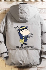 控128加绒面包服男大码羊羔毛衣男MY16240-P100，男装棉衣，电商A040A