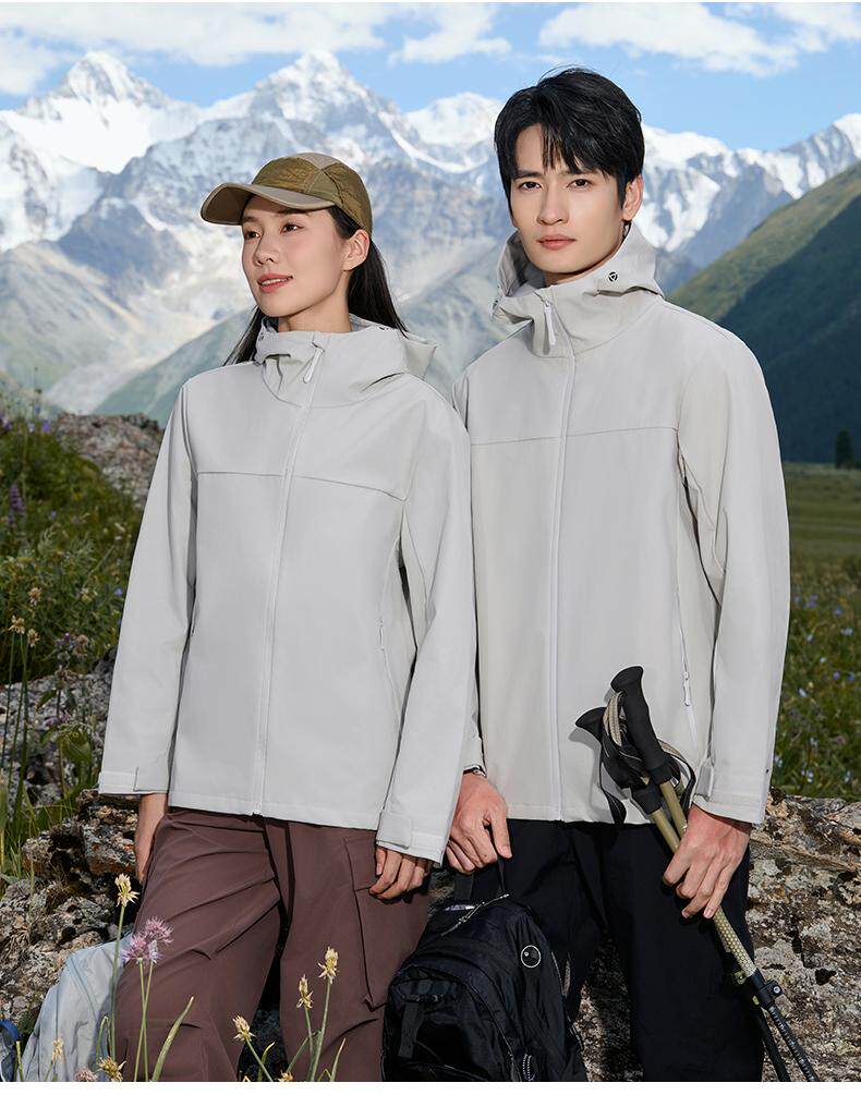 2025秋冬百搭时尚简约凯乐石同款连帽纯色单冲，女装短外套，衫都服饰