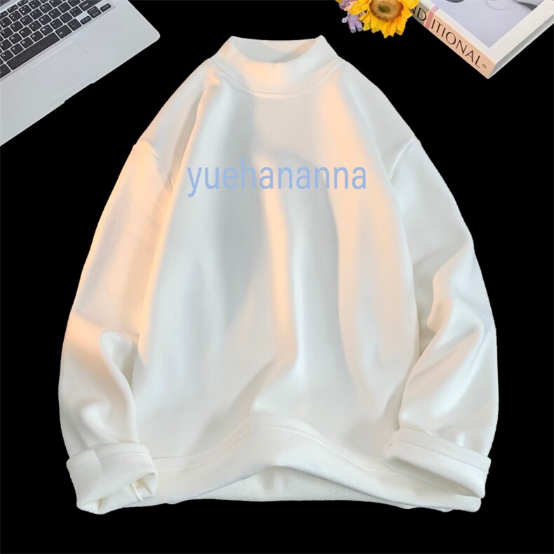 480克重磅德绒加绒半高领打底衫【有货】C403A-DRB2753JR-P35，男装T恤，电商C403A