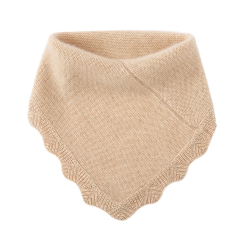 2025年秋季新款百搭女士提花双股加厚保暖围脖，围巾，戎咖羊绒