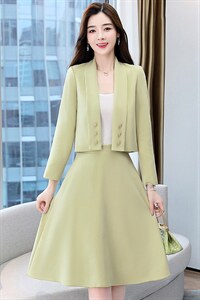 2024秋装新款优雅气质淑女套装 时尚百搭显瘦两件套图片
