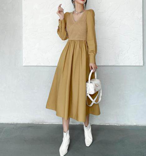 拼接款连衣裙两色，女装连衣裙，TOP.1