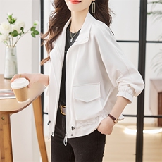 2023年春季舒适潮流显瘦个性有范外套，女装短外套，辉之琳