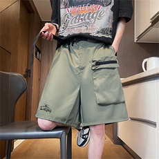 短裤男夏季工装裤潮流宽松五分裤子1209-1-DK12-P45，男装牛仔裤，星座1209-1