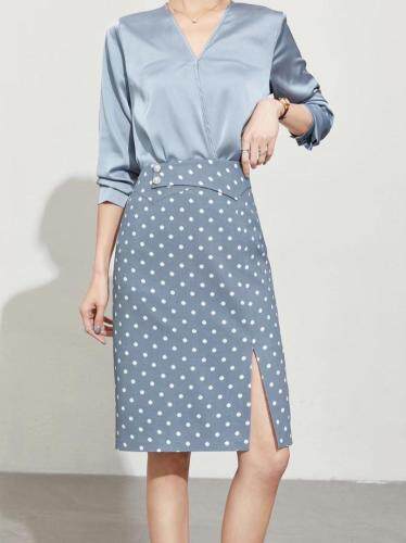 现货，波点半裙，S-XXL，女装半身裙，苏诗丁