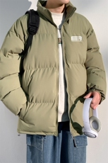 日系白底抖音直播得物高品质宽松面包服羽绒棉外套棉衣M1145P65，男装棉衣，电商C408(原B339-1)