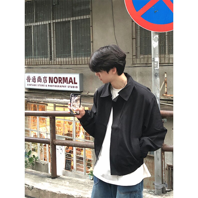 特P88无差价新款百搭拉链春秋时尚夹克外套-HJ5702港风街头,男装夹克,电商A003