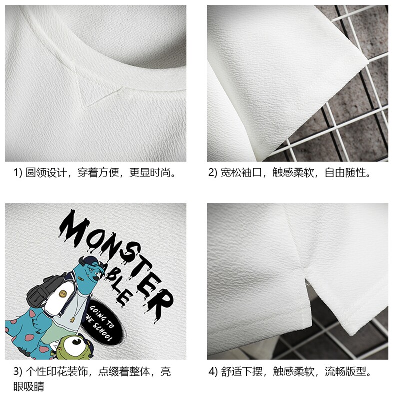 Q11074-P30春夏季七分袖t恤男大码五分袖男短袖中袖网格挂拍,男装T恤,电商A040A