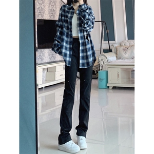 春夏季新款美式高街机能铆钉解构休闲裤BK2304-P60控78图片