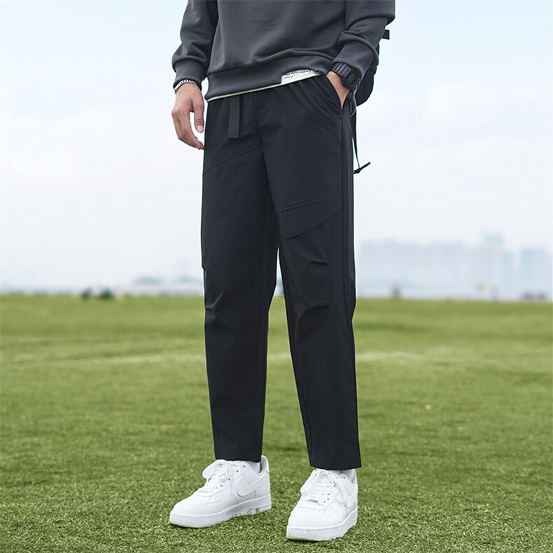 时尚男士秋季防泼水工装裤舒适休闲百搭款，男装工装裤，玖雅羊绒