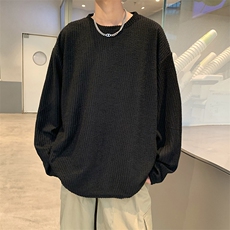 C481P35秋冬新款男生休闲T恤宽松时尚男装打底衫，男装T恤，星座512-6