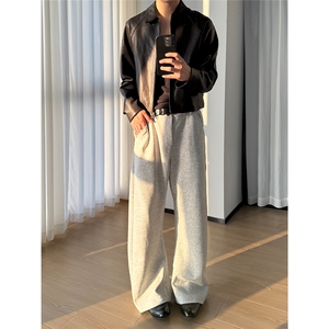 老钱风 cleanfit微喇叭裤 显高显瘦休闲卫裤 CK821/特P45图片