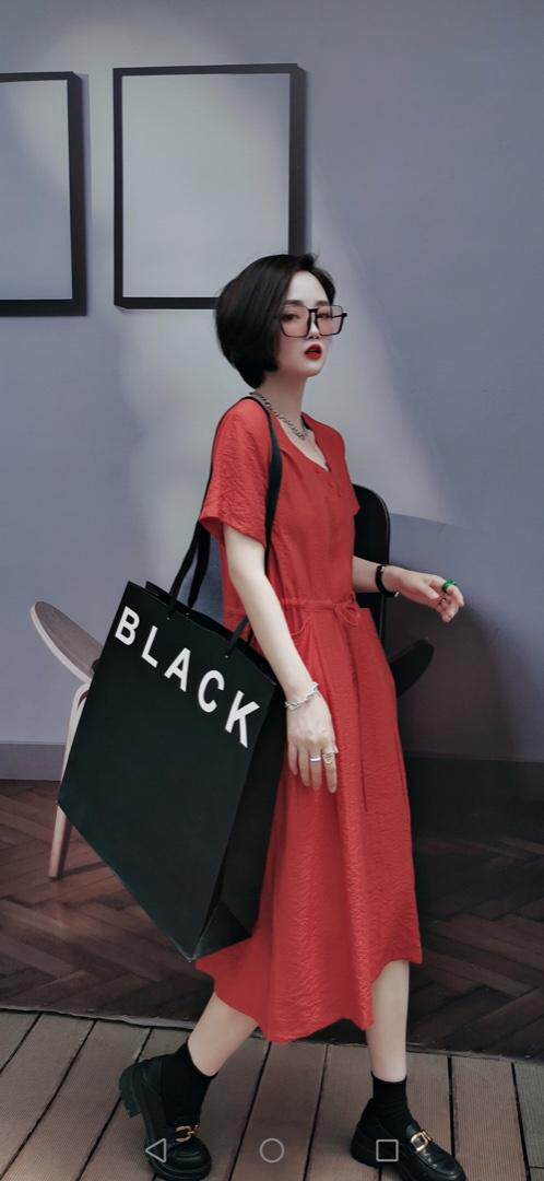 夏季新款休闲连衣裙，女装连衣裙，芷箐伊苑