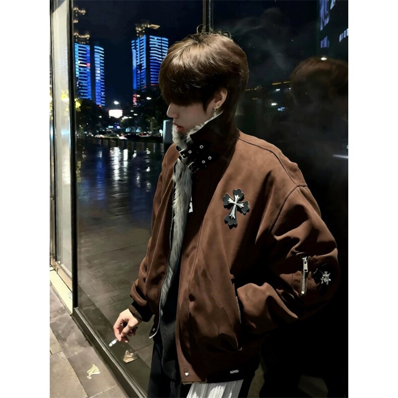 DD339P98美式复古座山雕棉服,男装棉衣,电商B323A