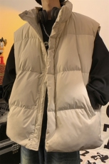 可二开~D4140-TP125控价168羽绒马甲港风冬季立领白鸭羽绒服男，男装背心/马甲，电商A102-1