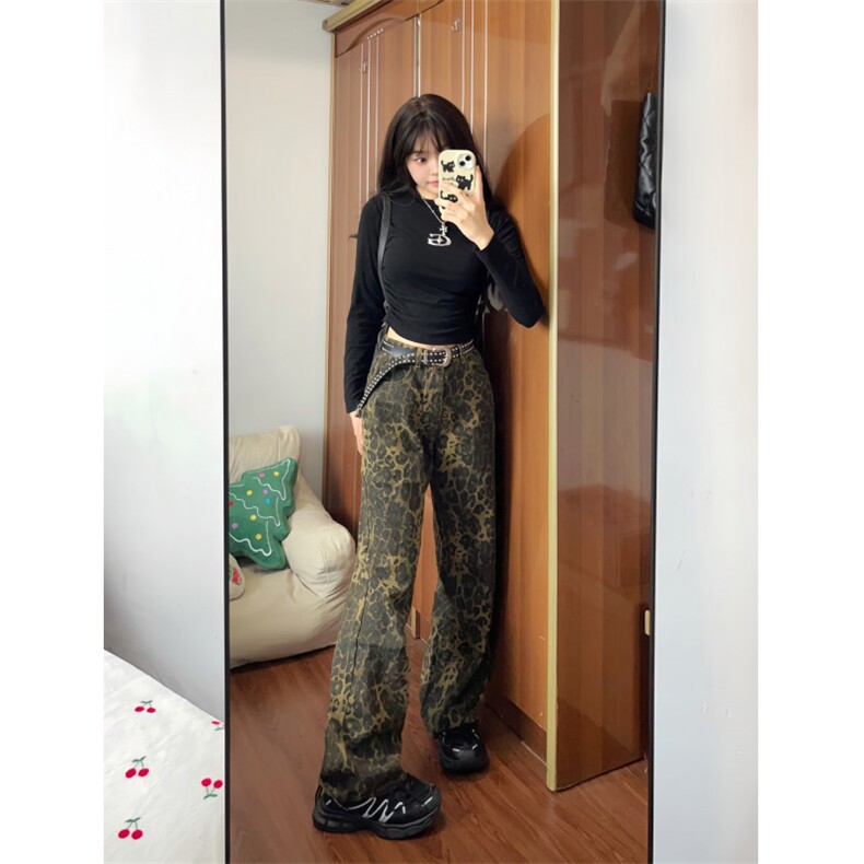 【网图】豹纹牛仔裤男夏季薄款欧美VIBE裤子美式高街KZA25LL-P55,男装牛仔裤,星座1007（原301D）