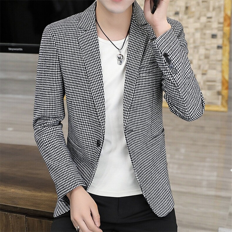 XZ8596P85新款男士西服小西装韩版时尚格子休闲西服外套西装男,男装西服,星座510A-2