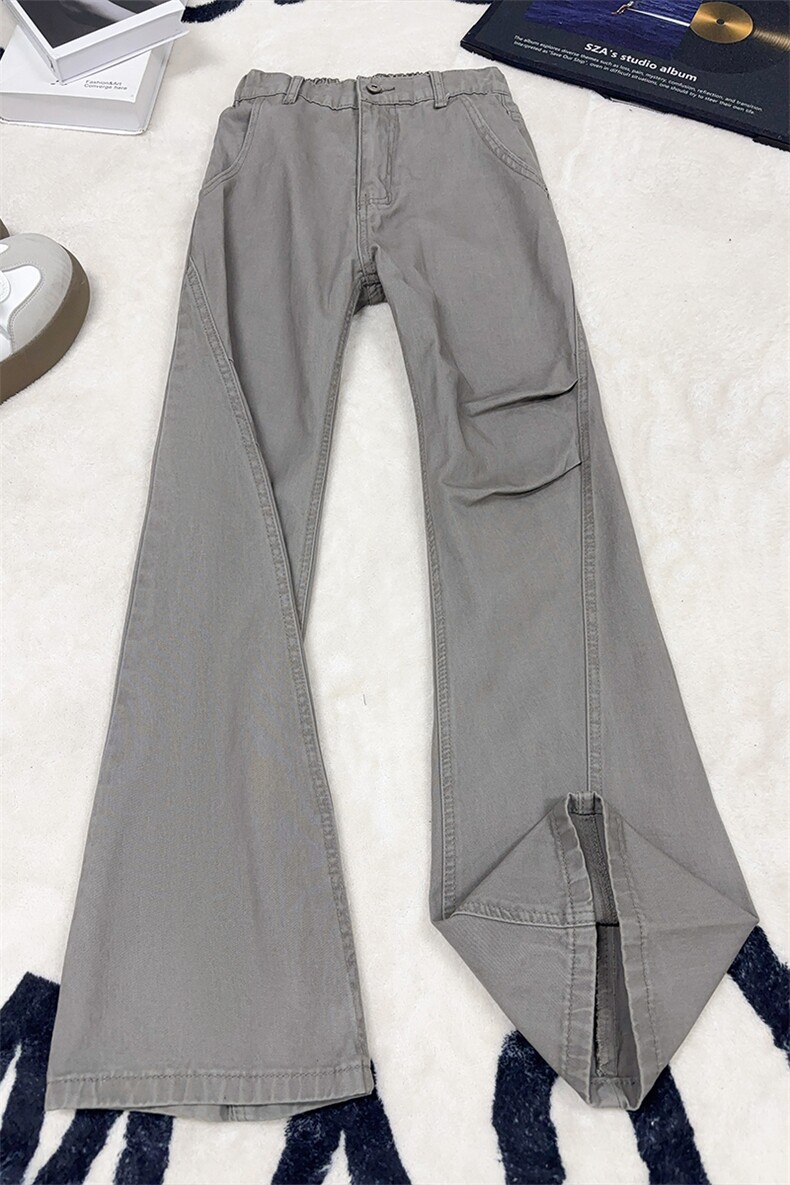 B221美式ins高街暗黑拼接休闲工装洗褪牛仔裤LK25604-特P48控88,男装牛仔裤,电商B221