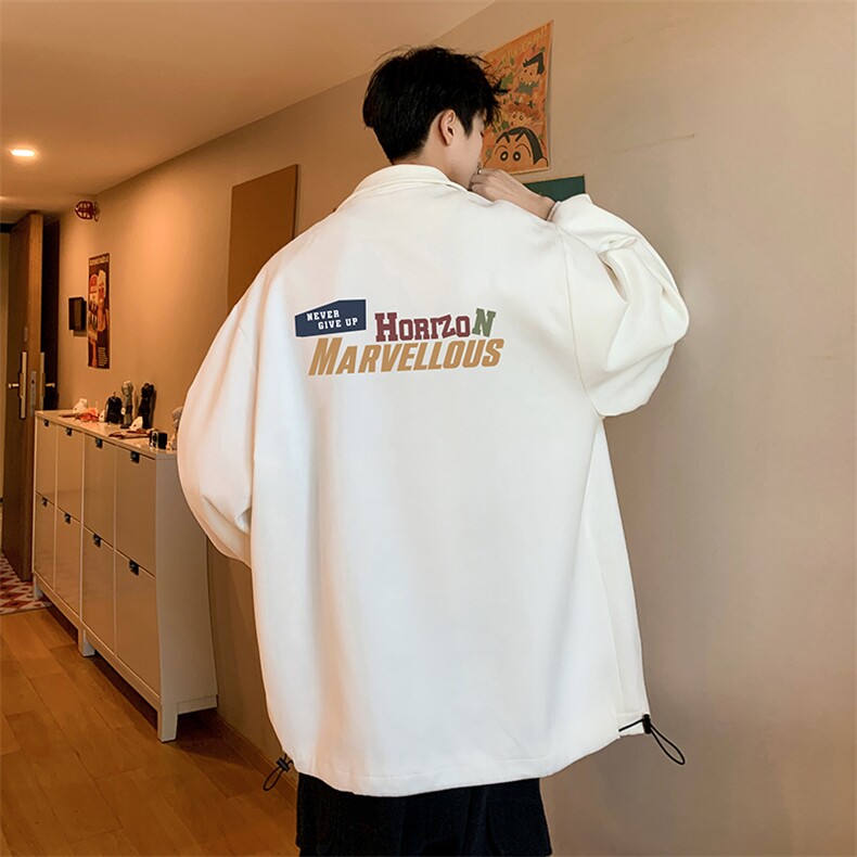 麂皮绒夹克男大码立领褂子外套JK85384-P68 加绒款-P78图片