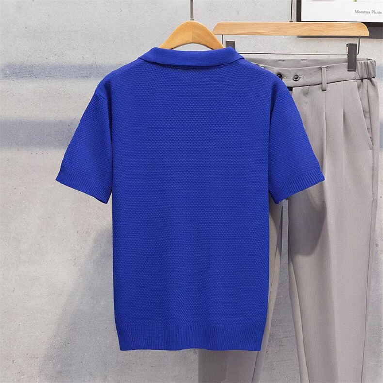 男春季潮韩版宽松百搭情侣冰丝短袖针织衫Q132P40,男装针织衫/毛衣,星座1116-2