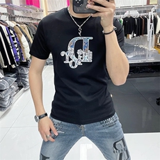 新款品质高端精品欧货夏季男T恤短袖潮流抖音A227B-A-752-P48，男装T恤，电商A227B（原钱塘4066-1）